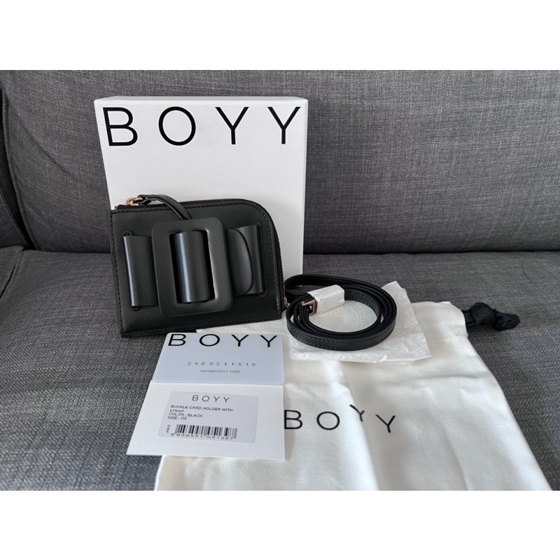 Boyy card holder black