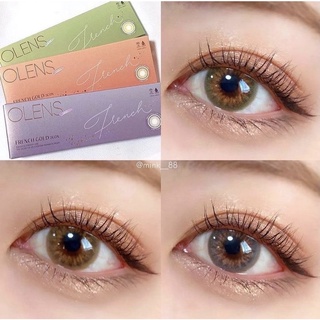 [พร้อมส่ง] Olens รายวัน รุ่น French gold 3con คอนแทคเลนส์เกาหลี