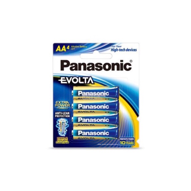 Panasonic EVOLTA AA แพค 4 ก้อน ของแท้บริษัท