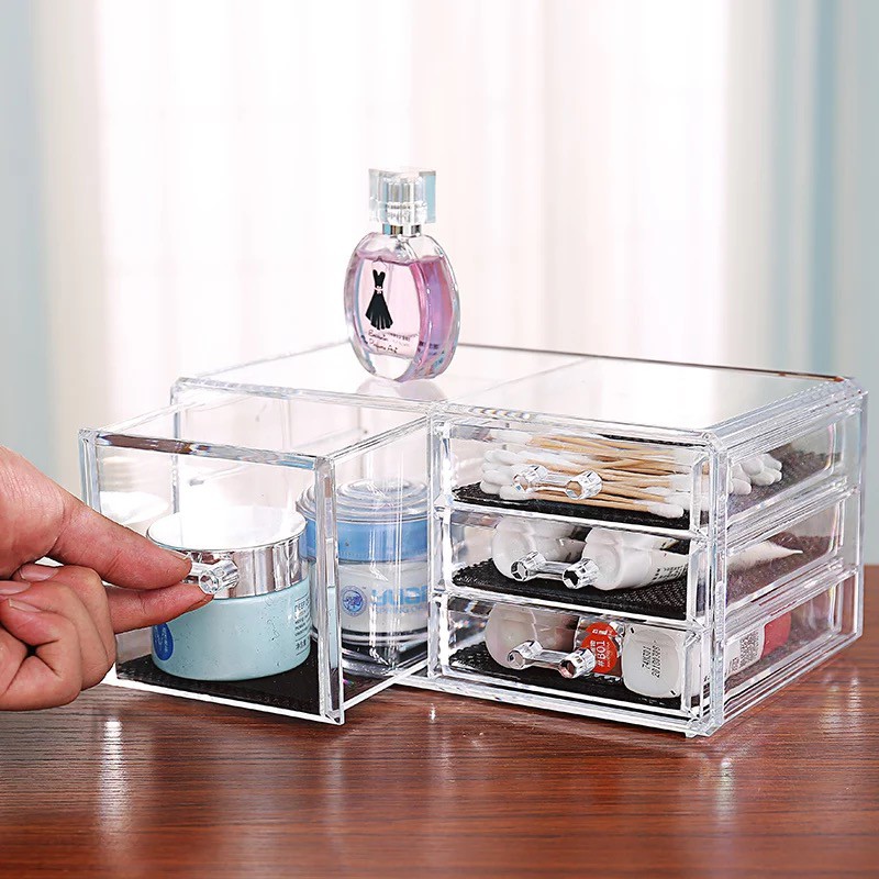 ลิ้นชัก กล่องใส่เครื่องสำอางค์ อะคริลิค ชั้นวางของ อย่างดี เกรดA - รูปที่ 2