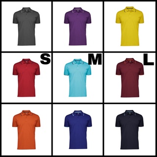 เสื้อโปโล เสื้อกีฬา เสื้อวิ่ง เสื้อสปอร์ต Poligan S ไม่มีกระเป๋า PS007 13 สี S M L