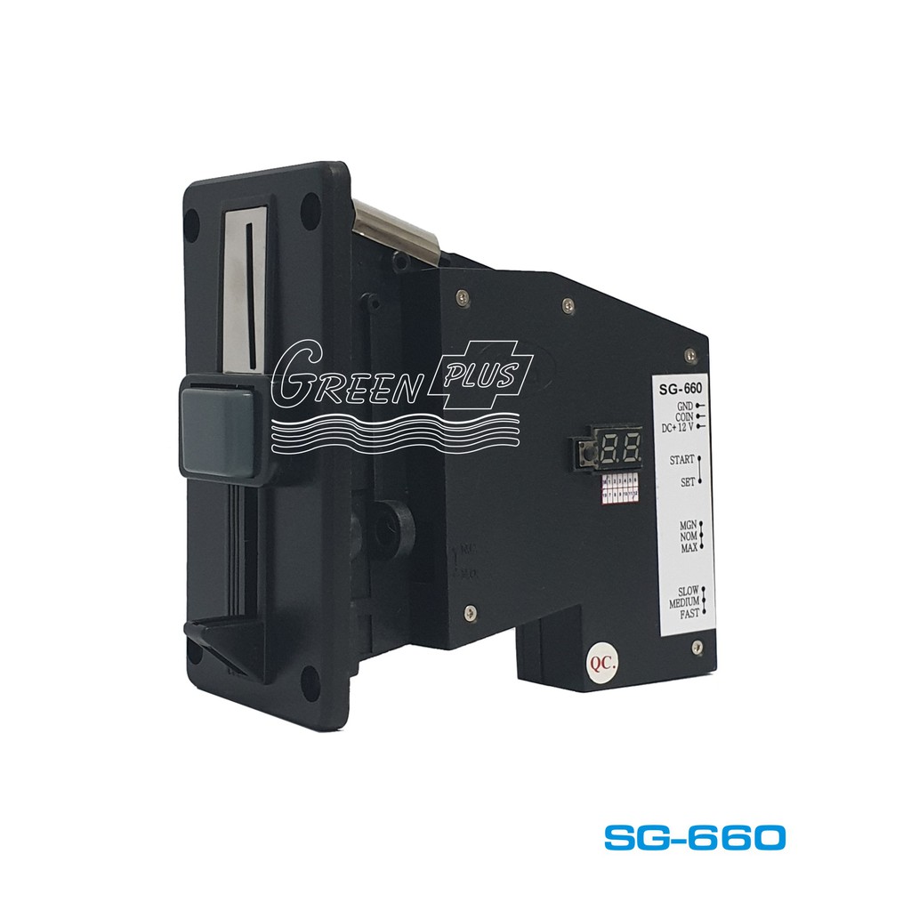 SG-660 ช่องหยอดเหรียญชนิดโปรแกรมได้ สล๊อตหยอดเหรียญ ตั้งค่า 1,2,5,10 จากโรงงานเรียบร้อยพร้อมใช้ Coin