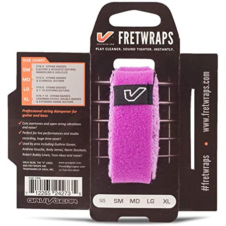 GruvGear FretWrap (PUR) อุปกรณ์ลดเสียงOvertone และเสียง Resonance ส่วนเกินสีม่วง