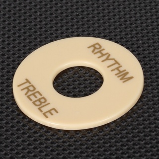 [DYNWAVE1] Guitar Pickup Selector Switch Rhythm Treble Ring Plate for Les Paul LP Cream