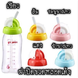 ฝาปิดขวดหลอดเด้ง กันสำลัก ใช้กับขวดคอกว้าง