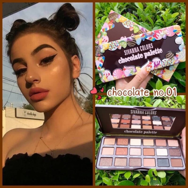 Sivanna Colors HF7006  มาแล้วจ้าา!!! พาเลทแบรนด์ Sivanna น่ารักมุ้งมิ้งมาก🍫🍩🌰