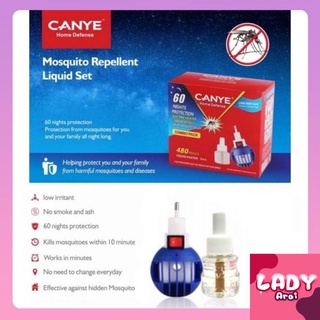 เครื่องไล่ยุงไฟฟ้าพร้อมน้ำยา Canye Electric mosquito repellent