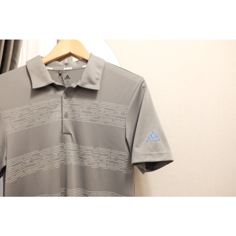 เสื้อกอล์ฟ Adidas Golf Men Adi Plaid สีเทา