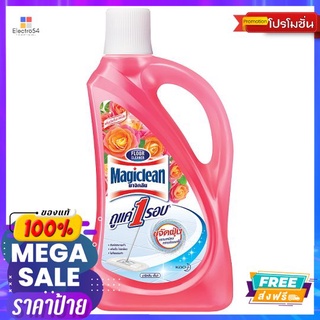 มาจิคลีนน้ำยาถูพื้นกลิ่นวนิลาโรส900มล.MAGICLEAN FLOOR VANILLA ROSE 900 ML