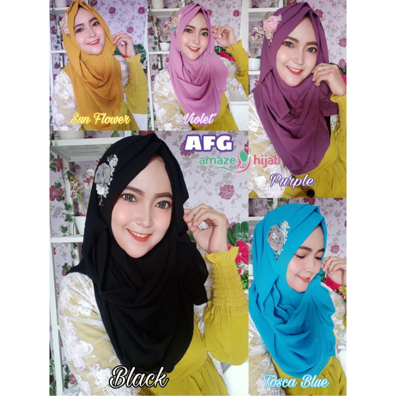 Amaze Glory Flower (AGF) // Amaze Hijabers Original // Tiara Hijabers Original