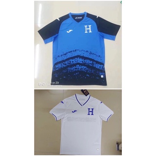 เสื้อกีฬาแขนสั้น ลายทีมชาติฟุตบอล Honduras คุณภาพสูง สําหรับผู้ชาย และผู้ใหญ่ 2021 22