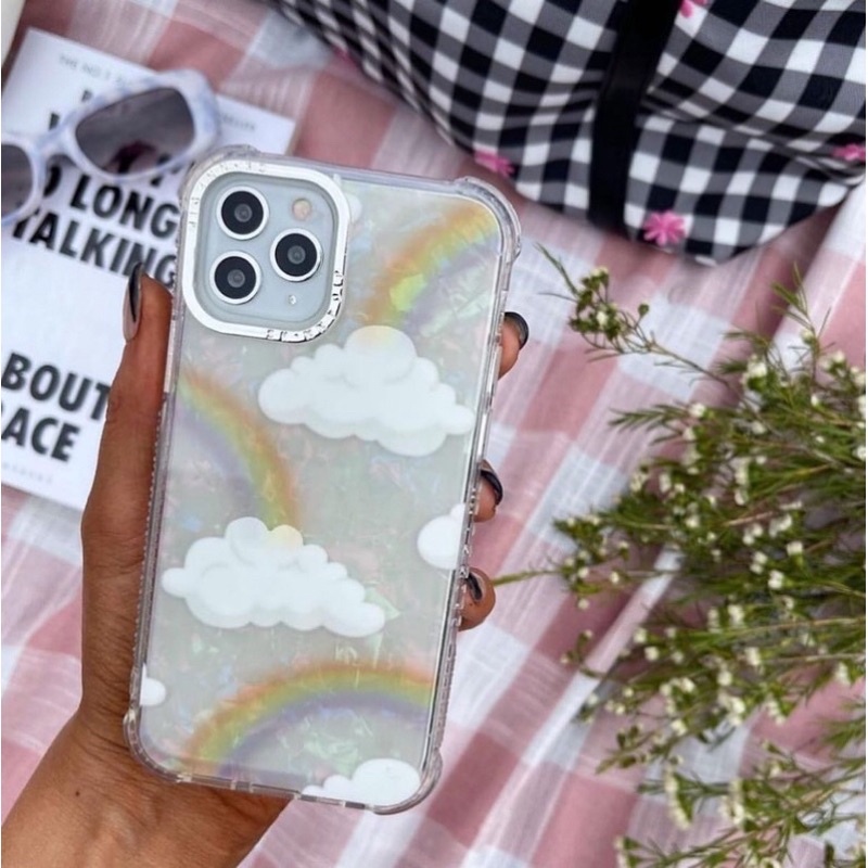 💛✨ IN STOCK 🇬🇧 Rainbow Pearl x Skinnydip Shock Case