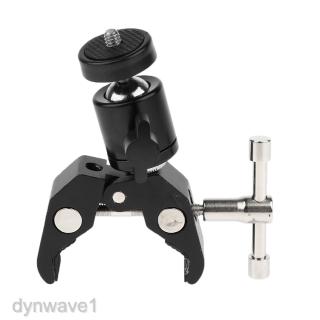 [DYNWAVE1] Ball Head Shoe Mount Magic Arm + Super Clamp Clip for DSLR Camera Monitor