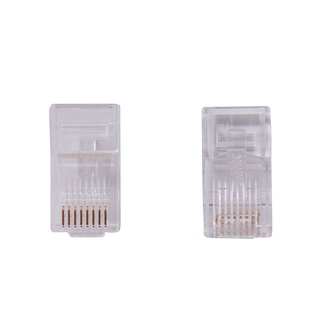 ✨ขายดี✨ LINK ตัวผู้ CAT 5E RJ45 รุ่น US-1001 (แพ็ค 10 ชิ้น) สีใส 🚚พิเศษ!!✅