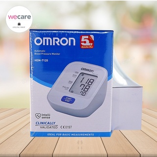 Omron เครื่องวัดความดันโลหิต รุ่น HEM-7120 แถม Adapter รับประกันเครื่อง 5ปี