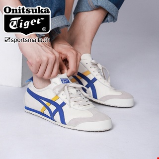 Onitsuka Mexico 66 (ของแท้ หนังนิ่ม) รองเท้าผ้าใบลําลอง สไตล์เดียวกัน สําหรับผู้ชาย และผู้หญิง 1183a201-112