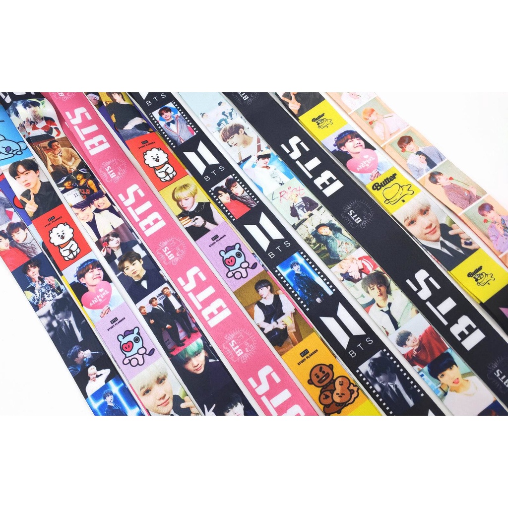 สายห้อยโทรศัพท์ สายคล้องคอ สายห้อยมือถือ ลาย BTS ส่งจากไทย🇹🇭 - รูปที่ 6