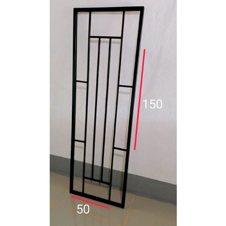 เหล็กดัดหน้าต่างขนาดสูง150กว้าง50