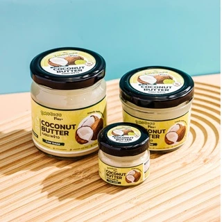 เนยมะพร้าว สูตร Low Sugar หวานน้อย Vegan น้ำตาลน้อย ไฟเบอร์สูง ไม่มีคอเลสเตอรอล สายคลีน หวานน้อย