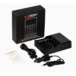 แท่นชาร์จ A4 ACEBEAM multi Battery charger สำหรับไฟฉาย 21700/18650 ที่มีวงจรป้องกัน