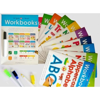 Wipe Clean Workbook, Learn to Write Collection 10 Books Set | หนังสือภาษาอังกฤษ แบบฝึกเขียน เขียนแล้วลบได้