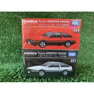 🚗Toyota Sprinter Trueno (AE86)  Set 1 ได้ 2 คัน Scale 1:64 ยี่ห้อ Tomica