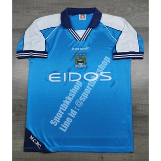 [Retro] - เสื้อฟุตยอล ย้อนยุค Man City Home แมนซิตี้ เหย้า 1999/2001