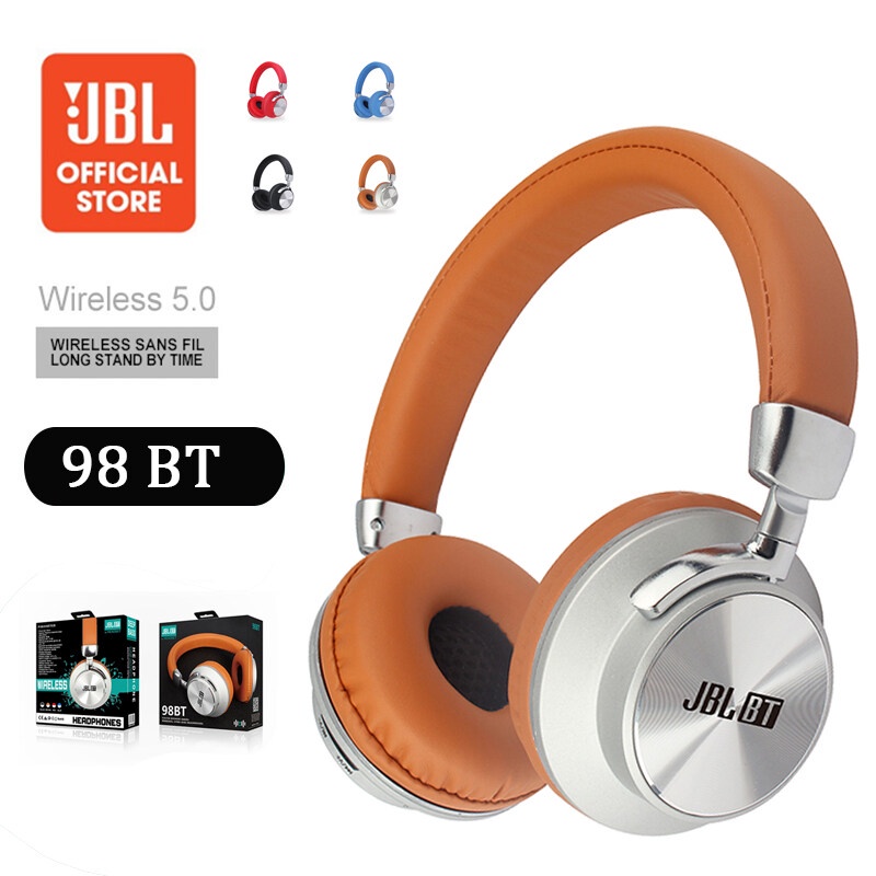 JBL 98BT Wireless Bluetooth Headset for IOS/Android OverTheEar
