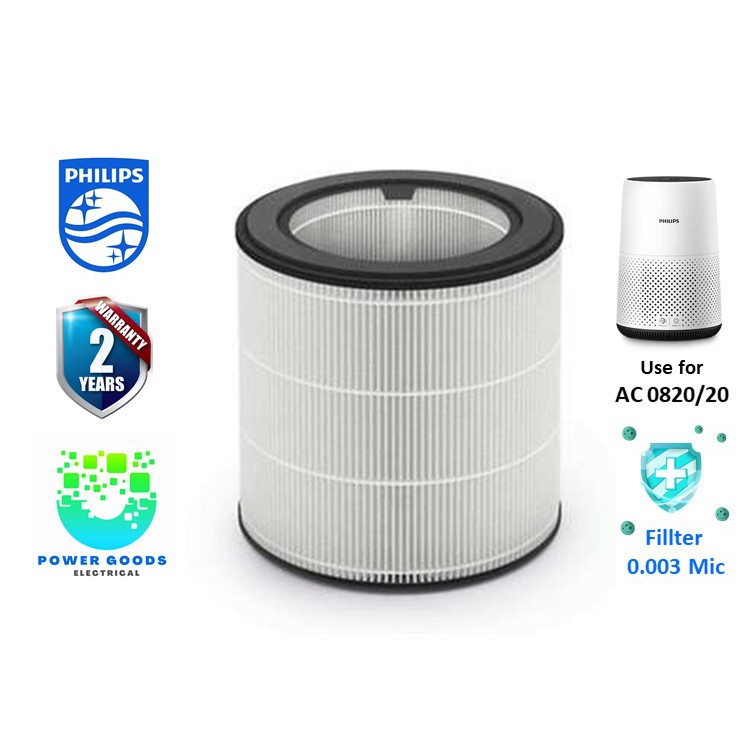 Philips แผ่นกรองเครื่องฟอกอากาศ FY0194/30 NanoProtect ซีรี่ส์ 2 สำหรับเครื่องฟอกอากาศรุ่น AC0820/20