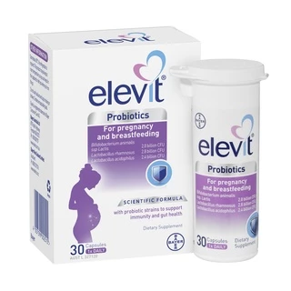 Elevit Probiotics Pregnancy and Breastfeeding โปรไบโอติกสำหรับคุณแม่ตั้งครรภ์ และให้นมบุตร 30 เม็ด