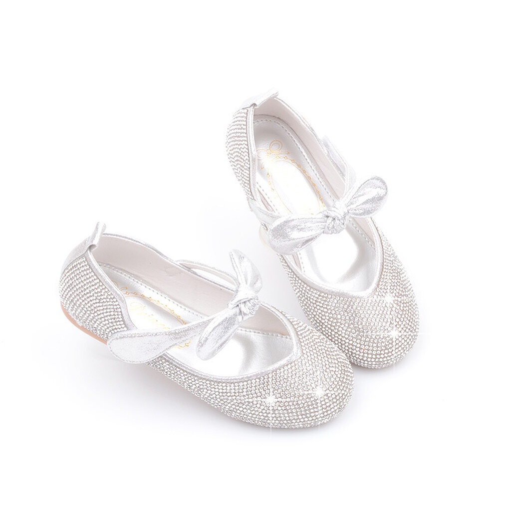 Shoe1427- รองเท้าคัชชูเด็กเล็ก รองเท้าคัชชูเด็กโต ติดเพขร โบว์ (ความยาววัดจากพื้นภายใน ให้ใช้ความยาวเท้า +0.5/เท้าอูม… ราคา ถูกที่สุด ดีลบีเคเค แกลเลอรีภาพที่ 5