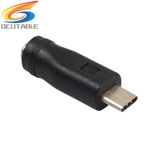 อะแดปเตอร์แจ็ค Dc Type-C USB Male to 5.5x2.1 มม. Female สําหรับแล็ปท็อป PC