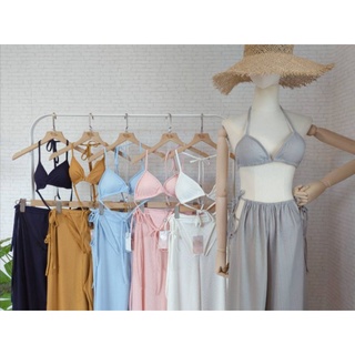 Diana summer set  🌴 ชุดเซทบิกินี่กางเกงขายาว