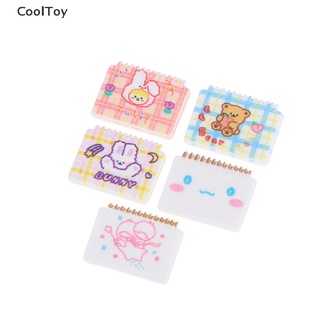 &lt; Cooltoy &gt; โมเดลโน๊ตบุ๊คจิ๋ว 1:12 DIY สําหรับตกแต่งบ้านตุ๊กตา เฟอร์นิเจอร์ 2 ชิ้น