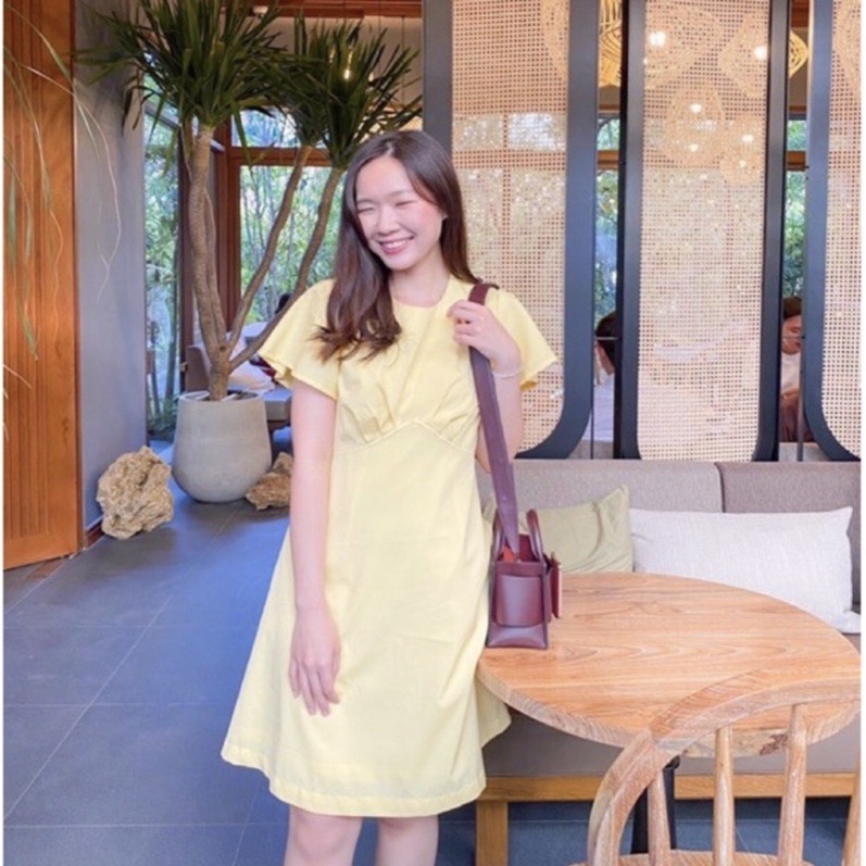 Fluffy dress - Yellow (Med Daily Dress)