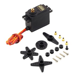 Mg995 เซอร์โว 55 กรัม 180 ° / 360 ° เกียร์เซอร์โวดิจิทัล โลหะ สําหรับหุ่นยนต์รถบังคับ Arduino