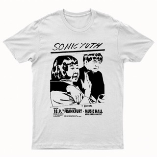 ราคาต่ำสุด!!เสื้อยืดคอกลม Sonic Yuth (parody)S-3XL