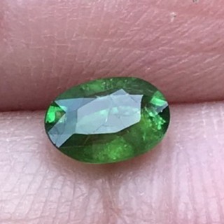 0.61 ct พลอยกรีนซาโวไรต์ การ์เนต Green Tsavorite Garnet Tanzania