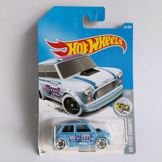 รถเหล็ก Hot wheels MORRIS MINI No.333 สีฟ้า (lb015)