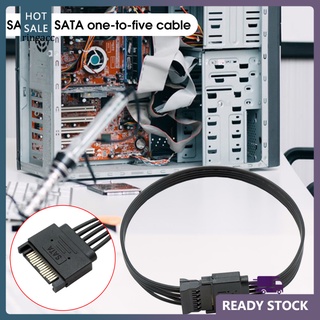 Rga สายเคเบิลฮาร์ดไดรฟ์ 15Pin SATA เป็น 1 ยืดหยุ่น สําหรับคอมพิวเตอร์