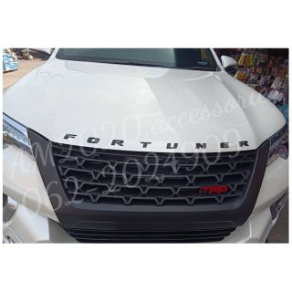 โลโก้ fortuner ติดฝากระโปรงรถ 3D สินค้าพร้อมส่ง