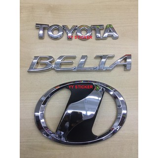 โลโก้สัญลักษณ์ Toyota Belta สําหรับ Toyota Vios TRD Toyota Wish ZGE