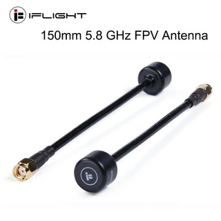 Iflight เสาอากาศ FPV 150 มม. 5.8 GHz 2.0 Dbi SMA RP-SMA RHCP สีดํา สําหรับโดรนแข่งขัน FPV