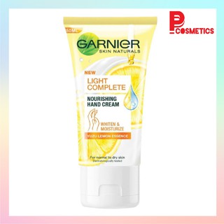 Garnier การ์นิเย่ สกิน แนทเชอรัลส์ ไลท์ คอมพลีท นูริชชิ่ง แฮนด์ครีม 50 มล.