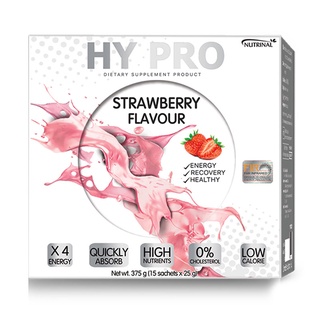 Hypro (Strawberry) โปรตีน เสริมโปรตีนให้กับร่างกาย สายคลีน สายเพิ่มกล้ามเนื้อ สายสุขภาพ เสริมโปรตีน