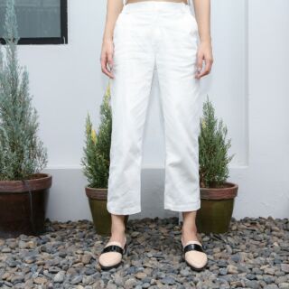 JUBILEE Long Pants (ยีนส์ WHITE)