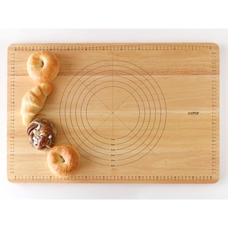 พร้อมส่ง Cotta Japan กระดานนวดแป้ง นำเข้าจากญี่ปุ่น Pastry Board กระดานไม้ นวดแป้ง บอร์ดไม้นวดแป้ง แผ่นนวดแป้ง