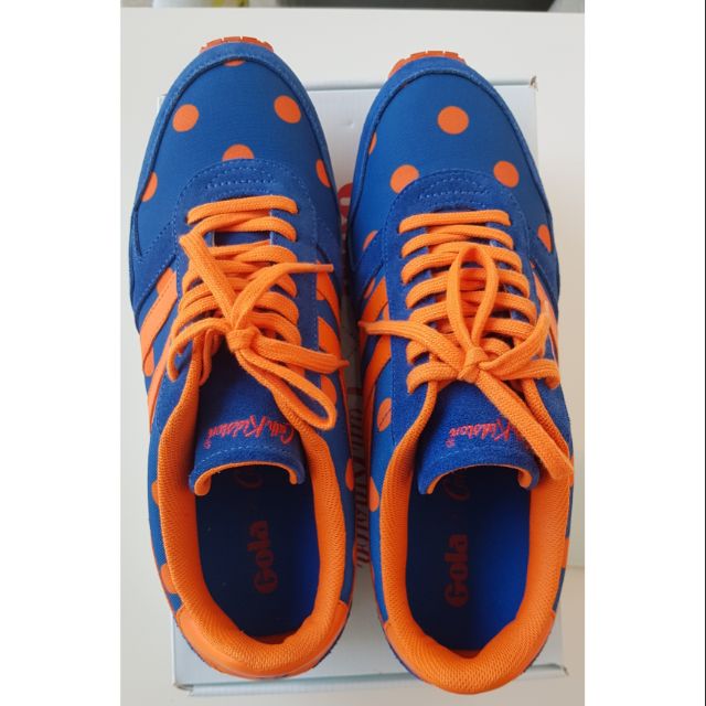 รองเท้าผ้าใบ Gola Tmr Spirit สีน้ำเงิน จุดส้ม cath kidston