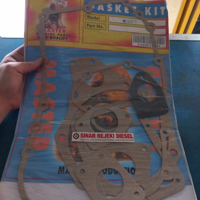 ชุดบรรจุชุดปากชุดปะเก็น Kubota KND180 KND190 KND 180 190 gz