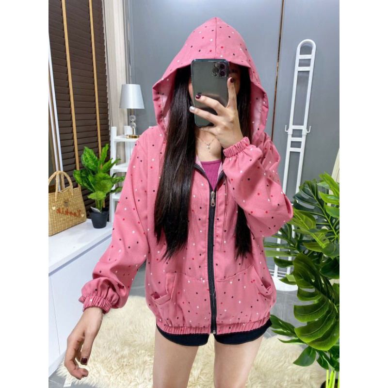 เสื้อคลุมแขนยาว เนื้อผ้าโฟร์เวย์ ราคาถูก งานดี ขนาดฟรีไซส์อก32-44 ยาว25